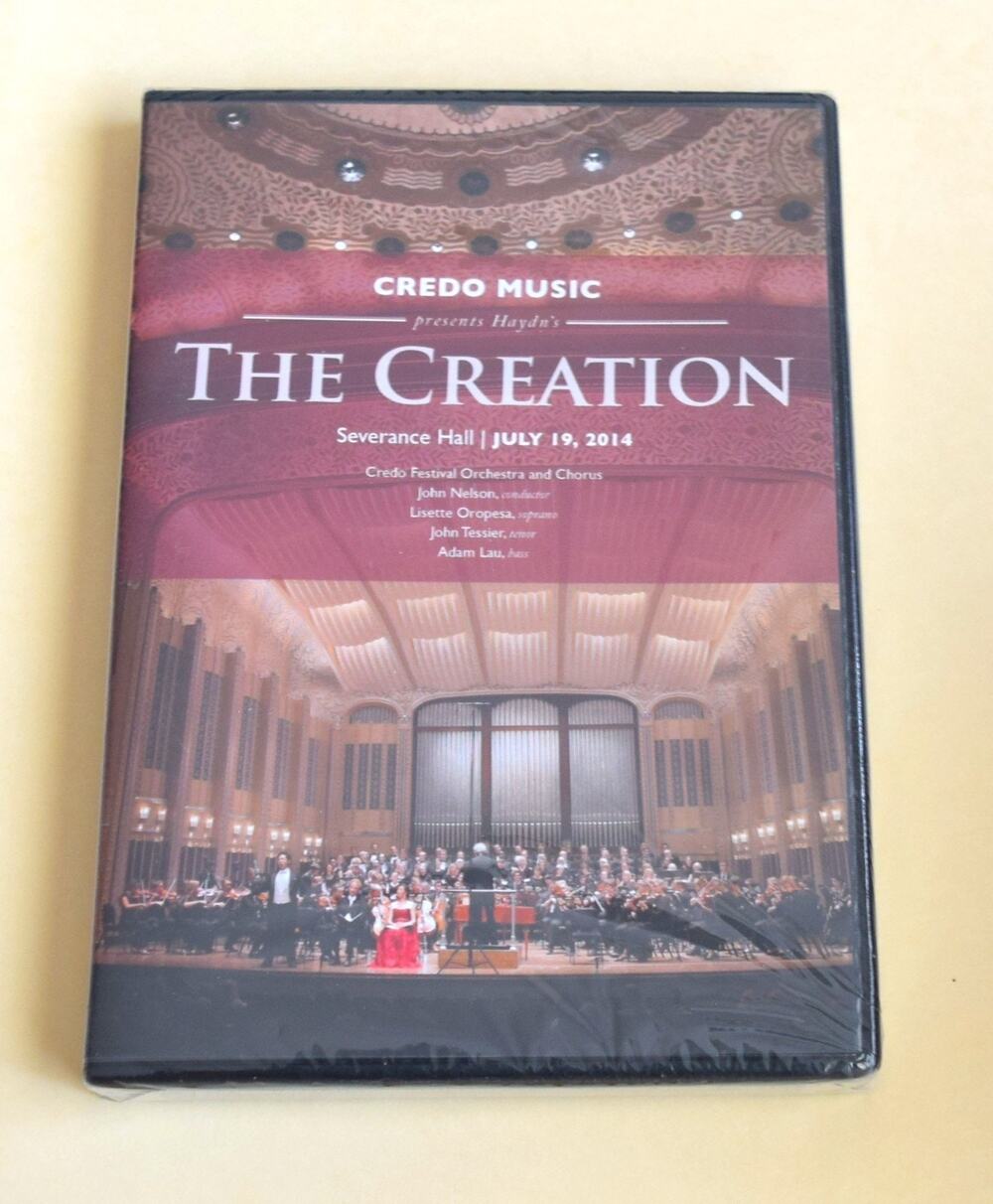 Rare! Credo Music the Creation july 19,2014 DVD New Sealed